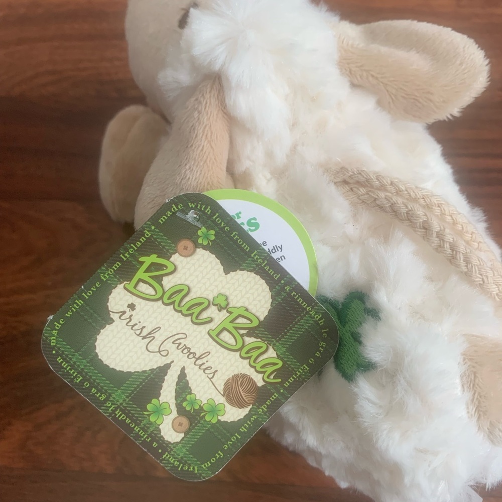 Allied Plush Sheep Lamb Baa Baa Irish Woolies Shamrock Ireland Souvenir 9" Toy - Picture 5 of 7